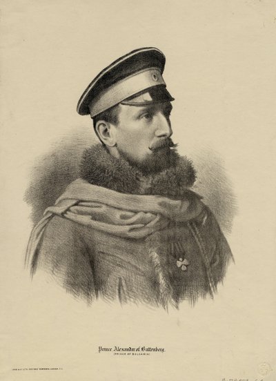 亚历山大·约瑟夫·1857-1893年，保加利亚王子，1880年 作者 不明