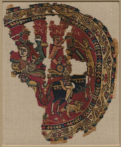 亚历山大大帝（Alexander）骑马，700年代。 作者 不明