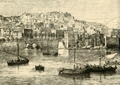 阿尔及尔，来自大海，1890年。 作者 不明