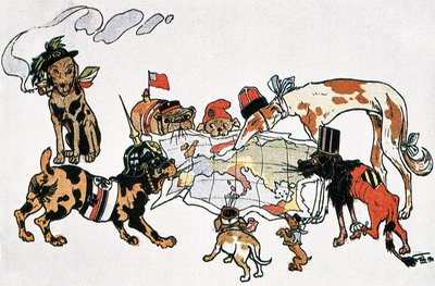 Allegorical caricature of the First World War 作者 不明