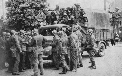 盟国前往比利时的援助活动，1940年，1940年 作者 不明