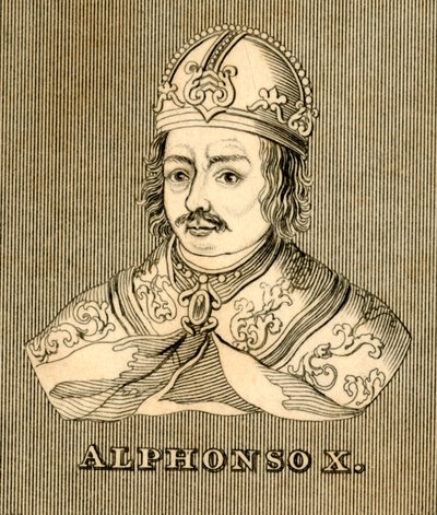 Alphonso X，1221-1284，1830。 作者 不明