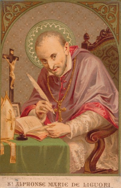 阿方索·玛丽亚·德·利古里（Alphonsus Maria de Liguori）1696-1787，约1910年代 作者 不明