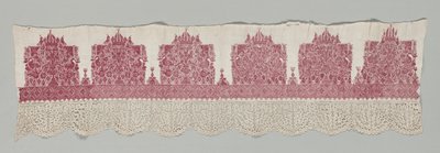坛前额，1600s-1700s。 作者 不明