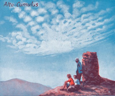 高积云-数十种主要的云形式在天空中，1935年 作者 不明