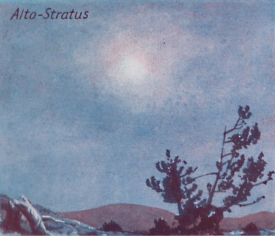 Alto-Stratus-天空中数十种主要云形式，1935年 作者 不明
