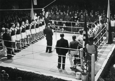 1936年德国与波兰之间的业余拳击比赛 作者 不明