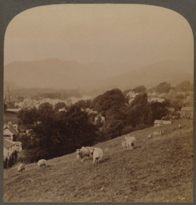 1903年，安布赛德（Ambleside）在美丽的Rothay山谷中，英格兰湖区。 作者 不明