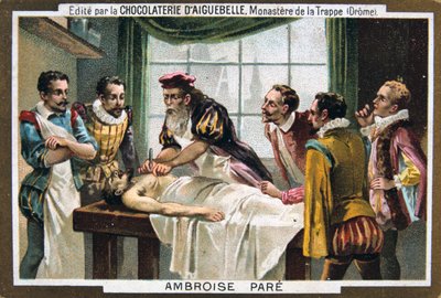 十六世纪法国军事外科医生安布鲁瓦斯·佩尔（Ambroise Pare），十九世纪 作者 不明
