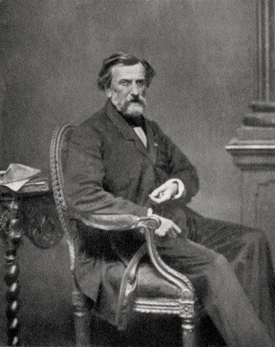 法国歌剧作曲家安布罗斯·托马斯（Ambroise Thomas），1889年 作者 Unbekannt