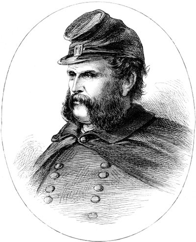美国内战联盟将军安布罗斯·伯恩赛德（Ambrose Burnside），c1880年 作者 不明