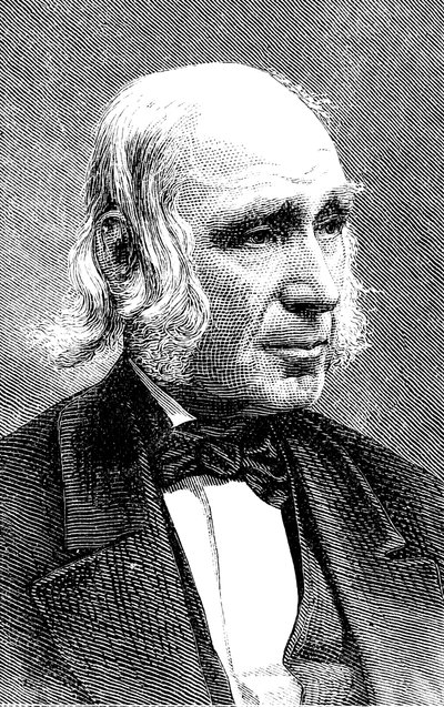 Amos Bronson Alcott 1799-1888，美国老师和超越主义者 作者 Unbekannt