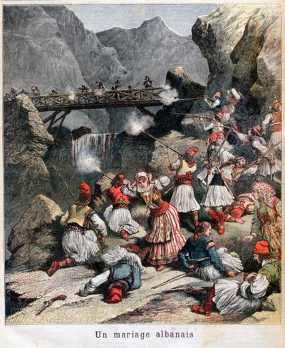 阿尔巴尼亚人的婚姻，1892年 作者 不明