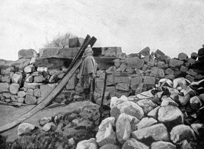阿尔及利亚一名士兵，1915年在法国阿托瓦斯担任哨兵 作者 不明