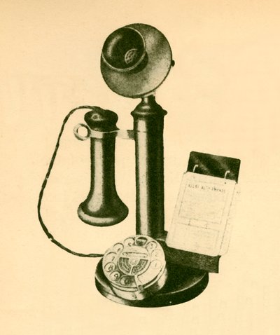 自动电话听筒，c1930。 作者 不明