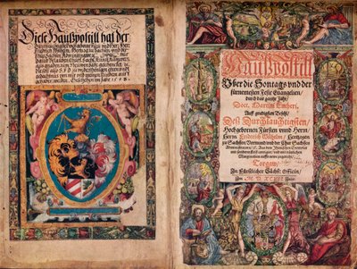 早期的亲笔签名专辑：马丁·路德（Martin Luther）的作品，摄于1550年 作者 不明