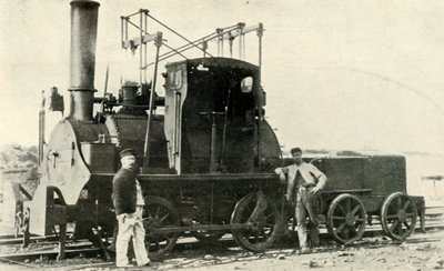 早期煤矿机车，c1930年。 作者 不明