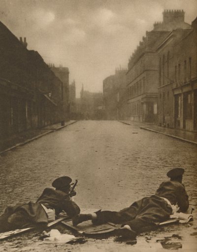 东端情节：1911年，大约在1935年，悉尼街上的苏格兰卫兵行动。 作者 不明
