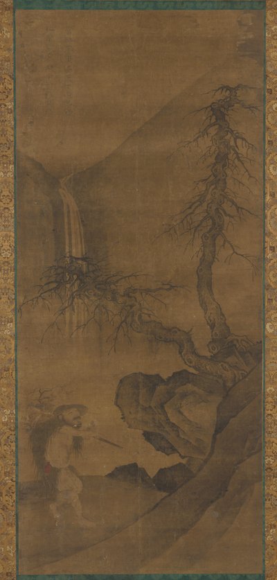 一个采药人，明朝，1368-1644。 作者 不明