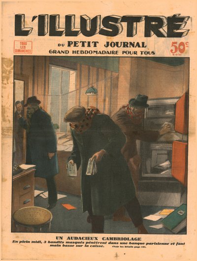 一个大胆的盗窃案，1932年。 作者 不明