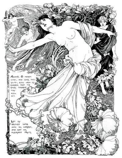 1899年所罗门之歌的插图 作者 不明
