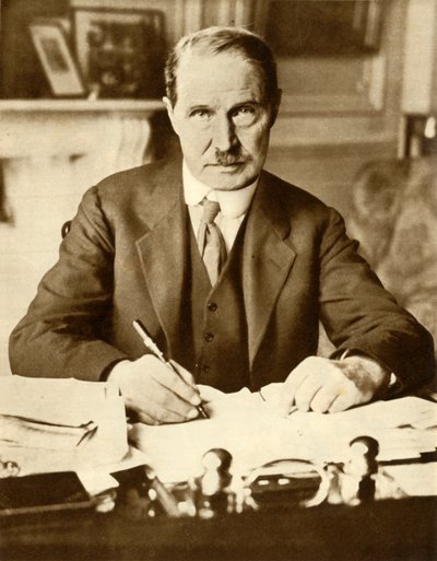 安德鲁·博纳尔·劳（Andrew Bonar Law），1922年，1935年。 作者 不明