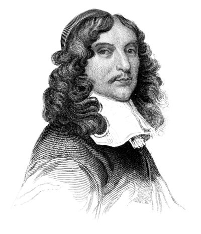 安德鲁·马维尔（Andrew Marvell），17世纪英国形而上学的诗人，c1850 作者 不明