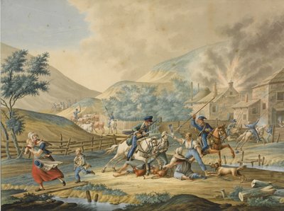 1799年英俄入侵荷兰 作者 不明