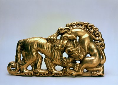 动物与皮带扣战斗，公元前7世纪 作者 不明