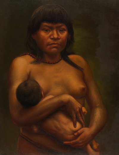阿尼西拉母亲，约1890-1892。 作者 不明