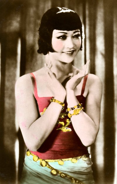 黄安娜（Anna May Wong）1905-1961年，美籍华裔女演员，二十世纪 作者 不明