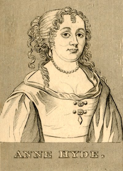 安妮·海德（Anne Hyde），1637-1671年，1830年。 作者 不明