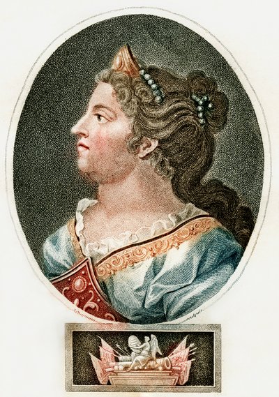 英国女王安妮（Anne），约1796年 作者 不明