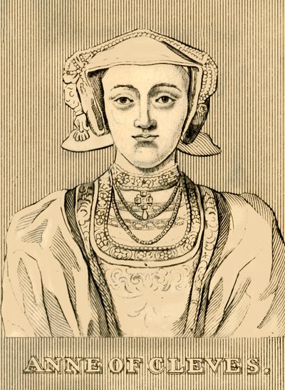 克莱夫·安妮（Anne of Cleves），1515-1557，1830年。 作者 不明