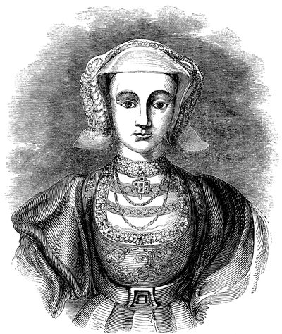 克利夫斯的安妮（1515-1557），英国亨利八世的第四任妻子，19世纪 作者 不明
