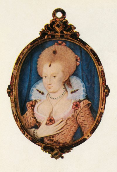 丹麦的安妮（Anne of Denmark），c1610，1947年。 作者 不明