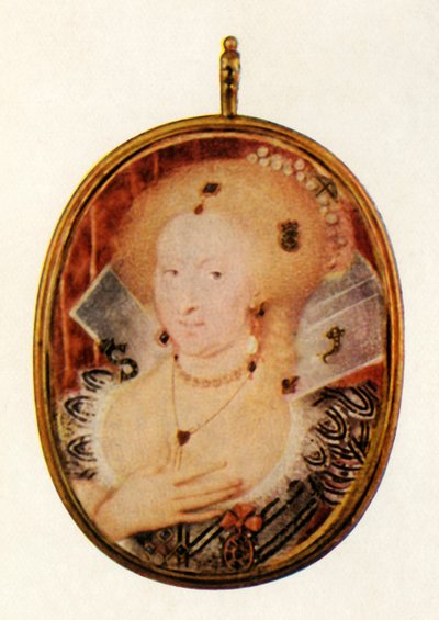 丹麦的安妮（Anne of Denmark），c1612，1947年。 作者 不明