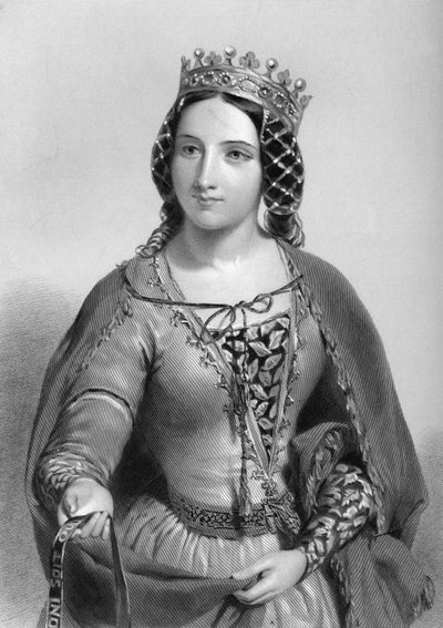 安妮·沃威克（Anne of Warwick）1456-1485年，理查德三世国王的王后配偶，1851年 作者 不明