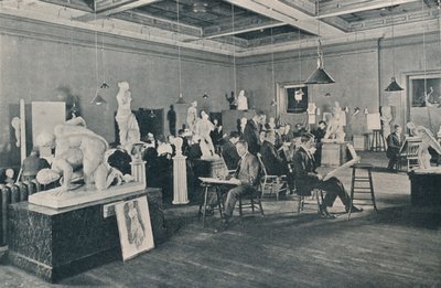 多伦多安大略艺术学院的古董和生活课，1913年 作者 不明