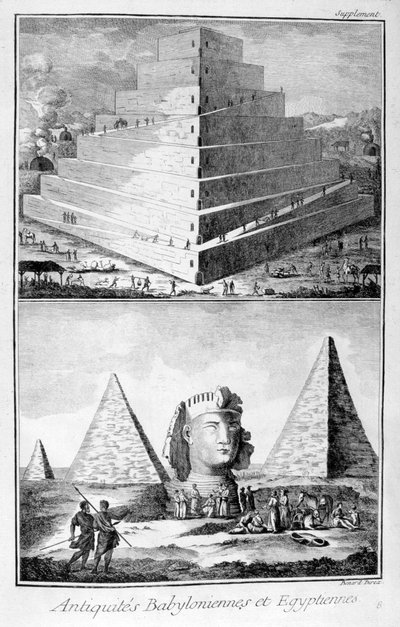 巴比伦和埃及的古物，1751-1777年 作者 不明