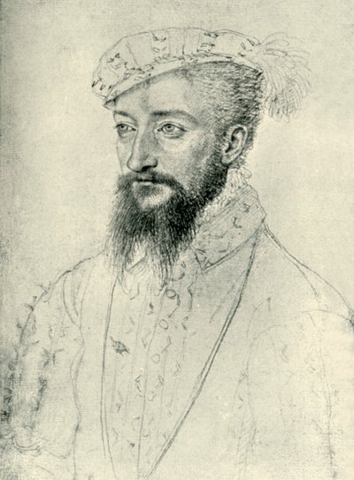 纳瓦拉国王安托万·德·波旁（Antoine de Bourbon），1548年，1907年。 作者 不明