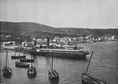 Ardrishaig-Ardrishaig Quay的Steamer Columba，1895年 作者 不明