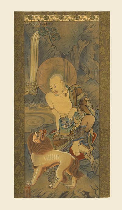罗汉，日语，镰仓时代晚期，14世纪，1886年 作者 不明