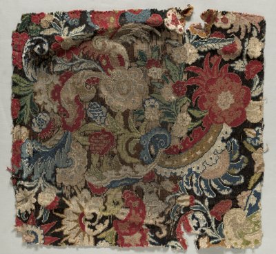 扶手椅座套，1685-1690年。 作者 不明