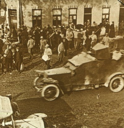 法国装甲车，c1916-c1918 作者 不明