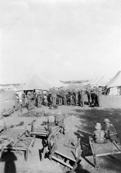 1917年，豪舍拉，军乐队练习 作者 不明
