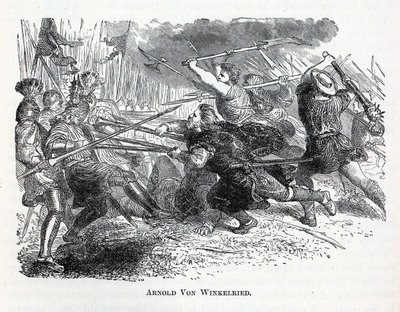 阿诺·冯·温克瑞德（Arnold von Winkelried），1882年 作者 不明