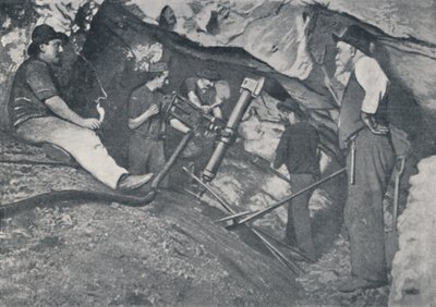 1923年在维多利亚金矿工作中。 作者 不明