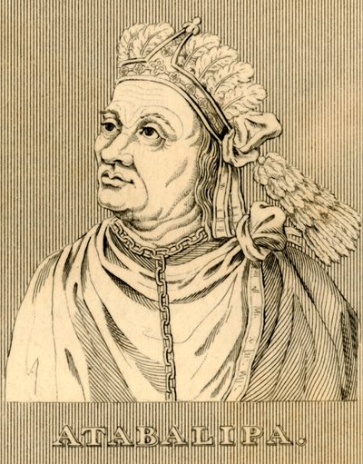Atabalipa，c1502-1533，1830年。 作者 不明