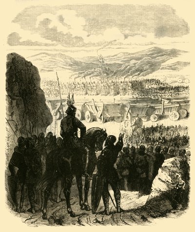 1890年，埃提乌斯（Aetius）战败后，在热土上的阿提拉（Attila）。 作者 不明
